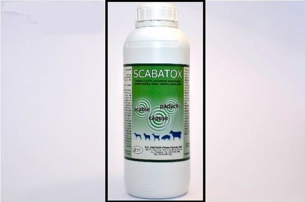 Scabatox -AMITRAZ 12.5% External antiparasitic Alternative for TAKTIC EXP. 09.2023