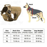 Metal Buckle Tactical Dog Harness