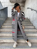 Women Stripe Sweater Casual Wear