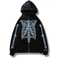 Men's Streetwear Skull Hoodies