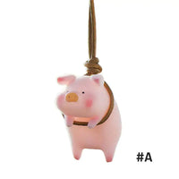 Swing Pig Car Interior Ornament