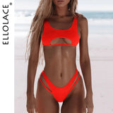 High Cut Hollow Out Micro Swimwear