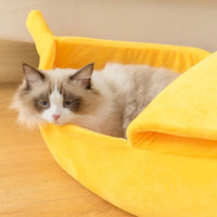 Portable Banana Pet Bed