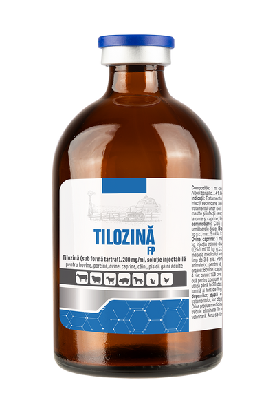TILOZINA 20% 100ml Broad spectrum antimicrobial for Cattle , swine , sheep , dog, cat
