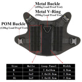 Metal Buckle Tactical Dog Harness