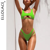 High Cut Hollow Out Micro Swimwear