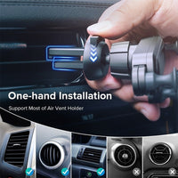 Non-Magnetic Gravity Mobile Phone Holder in Car Air Vent for 6.5 inches phones_10