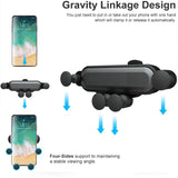 Non-Magnetic Gravity Mobile Phone Holder in Car Air Vent for 6.5 inches phones_12