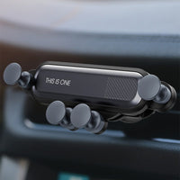 Non-Magnetic Gravity Mobile Phone Holder in Car Air Vent for 6.5 inches phones_4