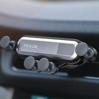 Non-Magnetic Gravity Mobile Phone Holder in Car Air Vent for 6.5 inches phones_6