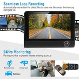 Full HD Front Rear & Interior Three Lens Car Dashboard Camera_10