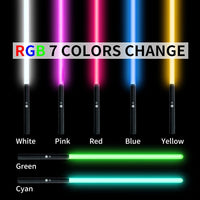 Heavy Handle USB Rechargeable LED Light Saber Kid's Toy Sword_4