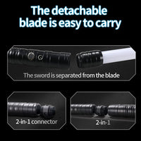 Heavy Handle USB Rechargeable LED Light Saber Kid's Toy Sword_5