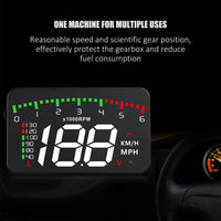 HUD Car Display Overs-speed Warning Projecting Data System- USB Powered_2