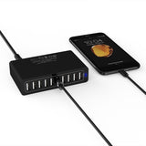 60W 10 USB Port Desktop Travel Family Wall Plug Charger_3