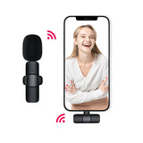 Rechargeable Wireless Mini Plugged-in Microphone Lapel with Clip_6