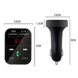 3-in-1 Car Wireless Car Bluetooth FM Transmitter_4