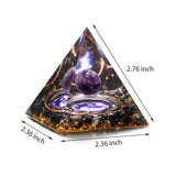 Natural Obsidian Stone Healing Energy Chakra Pyramid_1