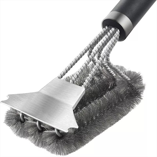 Heavy Duty Grill Brush & Scraper with Carrying Bag – AKIRA-PRO-SUPPLIES