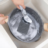 Soap Dispensing Dishwashing Pots and Pans Wand Scrubber_9