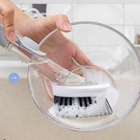 Soap Dispensing Dishwashing Pots and Pans Wand Scrubber_1