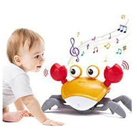 Crawling Crab Sensory Toy with Music and LED Light-USB Rechargeable_7