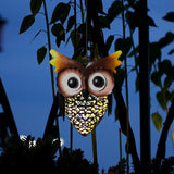 Solar Powered Rustic Decorative Outdoor LED Owl Lamp_2