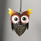 Solar Powered Rustic Decorative Outdoor LED Owl Lamp_5