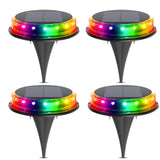 Solar Powered LED Ground Stake Lawn Lights-Solar Powered_12
