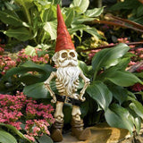 Halloween Skeleton Statue Zombie Gnome Garden Decoration_7
