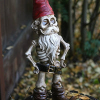 Halloween Skeleton Statue Zombie Gnome Garden Decoration_8
