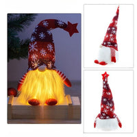 Lighted Christmas Gnome Santa Tabletop Christmas Decoration-Battery Operated_8