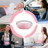 Portable Electric Heating Pad Lower Back Pain Relief Warming Waist Belt - USB Plugged In_10