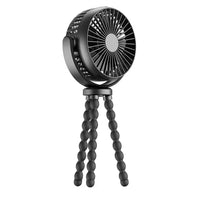 Portable Handheld Mini Stroller Fan with Flexible Tripod - USB Rechargeable_0