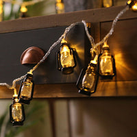 Kerosene Designed Outdoor Garden String Lamp-Solar Powered_11