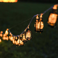 Kerosene Designed Outdoor Garden String Lamp-Solar Powered_7