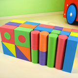 54 Pcs Soft Colorful Foam Building Blocks for Kids Playing Indoor Outdoor_11