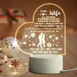 Love Expressing Acrylic Night Light Ideal Gift for Wife - USB Plugged In_8