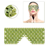 Jade Eye Mask Reusable 100% Natural Green Facial Stone Mask for Hot & Cold Anti-Aging Therapy_6