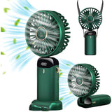 Portable Digital Display Foldable Aromatherapy Fan - USB Rechargeable_3