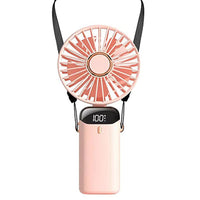 Portable Digital Display Foldable Aromatherapy Fan - USB Rechargeable_4