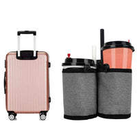 Luggage Travel Mug Holder Suitcase Attachment Drink Cup_5
