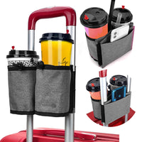 Luggage Travel Mug Holder Suitcase Attachment Drink Cup_8
