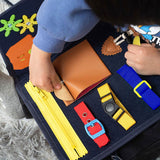 4 Layer Montessori Sensory Educational Activity Board Toy_5