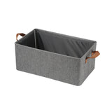 Large Capacity Fabric Storage Open Organizers with Handles_0