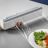 Food Film Dispenser Aluminum Foil Cling Wrap Holder and Cutter_12