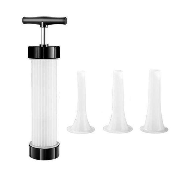 Heavy-Duty Manual Sausage Stuffer with 3 Professional Grade Filling Nozzles_0