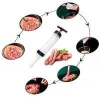 Heavy-Duty Manual Sausage Stuffer with 3 Professional Grade Filling Nozzles_6