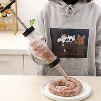 Heavy-Duty Manual Sausage Stuffer with 3 Professional Grade Filling Nozzles_7