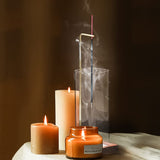 Inverted Vertical Incense Stick Holder Glass Bottle_1